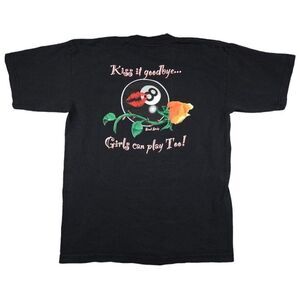 Vintage Dead Stroke Pool T Shirt Mens Size Medium 90s Skeleton Billiards